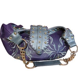 CHI BY CARLOS FALCHI LEATHER HANDBAG